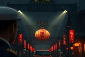 电影《一半海水一半焰》横版海报，海面与火焰分屏构图